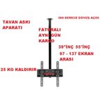 ARÇELİK BEKO TV LER İÇİN TAVAN ASKI APARATI 39 İNÇ 55 İNÇ ARASI