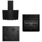 Arçelik Black Star AFC330 S - OCD 601 ES - ADE605S Siyah 3'lü Ankastre Set