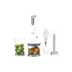 Arçelik El Blender Seti, 500-800W, Beyaz, Çok Fonksiyonlu, Şık ve Kullanışlı Tasarım