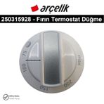Arçelik Fırınlı Ocak Termostat Düğme ISI AYAR DÜĞMESİ 250315928