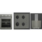 Arçelik Gri Ankastre Set AFC220G-OCDT651EG-ADE605G A Enerji Sınıfı Modern Tasarım
