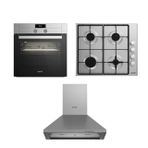 Arçelik Inox Çizgi Ankastre Set