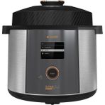 Arçelik LCD Ekranlı Zamanlayıcı/düdüklü/sıcak Tutma Özellikli 5.5 Lt 1100 W 13 Programlı Çok Amaçlı Pişirici, Inox - Siyah