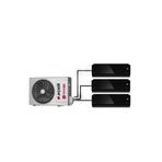 Arçelik Mirror Multi Split 3+1 İnverter 9+9+24 30000 BTU Duvar Tipi Klima