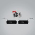 Arçelik Multi sistem klima / 1 Adet 9 Btu Siyah+1 Adet 9 Btu Siyah Iç Ünite / 1 Adet 18 Btu Dış Ünite