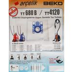 Arçelik Orbital S6800-S6810-S6820-S6840-S6860 10 Adet Toz Torbası