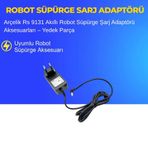 Arçelik Rs 9131 Akıllı Robot Süpürge Şarj Adaptörü Aksesuarları – Yedek Parça
