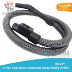 Arçelik S 4120 Kanguru Çelik Telli Süpürge Hortumu