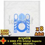 Arçelik S 6880 PYS Orbital Superio Toz Torbası