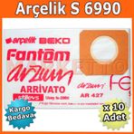 Arçelik S 6990 Kağıt 10 Adet Toz Torbası + Hediyeli