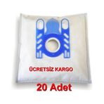 Arçelik S4122 Bez 20 Adet Süpürge Torbası