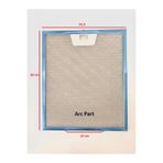 Arçelik Tek Mandallı Aspiratör-davlumbaz Alüminyum Filtre - 25,3 X 30 Cm Tırnaklı