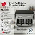 Arçelik Telve 70. Yıl Türk Kahve Makinesi + Türk Kahvesi Hediye - Gümüş - Inox