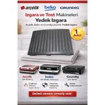 Arçelik TM-9046 S Izgara Plaka 1 Adet Tost Makinesi Yedek Parça