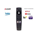 Arçelik Uyumlu Beko Led Tv Kumanda Netflix Yotube Bein Connet Tuş