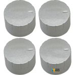 Arçelik Uyumlu O 705 Yeı Ankastre Ocak Düğmesi Silver - Adet-Set
