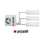 Arçelik ZM30105-121818 Multi Sistem Duvar Tipi 3+1 İnverter 12+18+18 30000 BTU Beyaz Klima