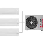 Arçelik ZM30105-31224 Multi Sistem Duvar Tipi 3+1 İnverter 9+12+24 30000 BTU Beyaz Klima