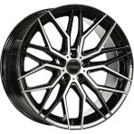 Arceo 17 Inç 5X112 Arceo Valencia Black Diamond Jant Modeli Volkswagen Seat Skoda (4 Adet)
