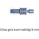 ARCHER Dijital Tansiyon Aleti Konnektör Jak Bağlantı Aparatı Gri Düz Tıp 6 Mm