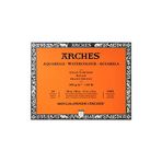 Arches 1711608 sulu boya bloğu, 20 yaprak sulu boya kağıdı, doğal beyaz, 300 g/m², yüksek renk haslığı, eskimeye karşı dayanıklı, kaba taneli, 28 x 36 cm