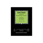 Arches 1795218 Sulu Boya Bloğu Başa Yapıştırılmış 15 Yaprak - A4, 185 g/m² İnce Tanecikli Doğal Beyaz, Sulu Boya, Akrilik Boya ve Guaj için