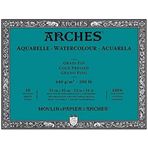 Arches 640 gr 26x36 cm 10 Sayfa Blok Sulu Boya Blok Kağıt
