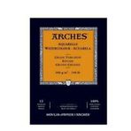 Arches Blok Defter Kalın Doku 300 g 23x31 cm 12 Yaprak Sulu Boya Kağıdı