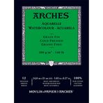 Arches Blok Soğuk Baskı 300 gr 15x21 cm 12 Yaprak Sulu Boya Defteri