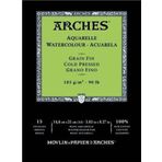 Arches Cold Press Natural White 185 gr A5 15 Sayfa Suluboya Defteri