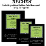 Arches Cold Pressed 185 gr 15 Yaprak Sulu Boya Blok Defter