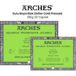 Arches Cold Pressed 185 gr 20 Yaprak Sulu Boya Blok Defter
