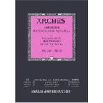Arches Hot Press Natural White 300 gr A3 12 Sayfa Sulu Boya Defteri