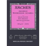 Arches Hot Press Natural White 300 gr A5 12 Sayfa Sulu Boya Defteri