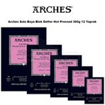 Arches Hot Pressed 300 gr 12 Yaprak Sulu Boya Blok Defter