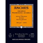 Arches Kalın Doku 300 gr 23x31 cm 12 Yaprak Sulu Boya Defteri