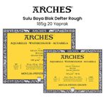 Arches Rough 185 gr 20 Yaprak Sulu Boya Blok Defter