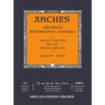 Arches Suluboya Defteri , 23X 31Cm, 12 Sayfa, 300Gr