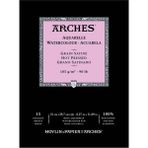 Arches Suluboya Defteri Blok Sıcak Baskı - Düz Doku 185 gr 21 x 29 cm 15 Yaprak