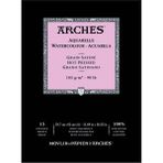 Arches Suluboya Defteri Blok Sıcak Baskı - Düz Doku 185 gr 29 x 42 cm 15 Yaprak