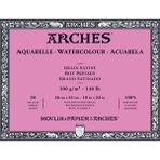 Arches Suluboya Defteri Blok Sıcak Baskı - Düz Doku 300 gr 46 x 61 cm 20 Yaprak