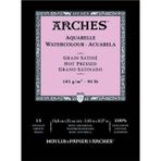 Arches Suluboya Defteri Hot Press Natural White 185 gr A5 15 Sayfa