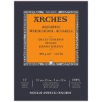 Arches Suluboya Defteri Hot Press Natural White 300 Gr 23X31 Cm 12 Sayfa