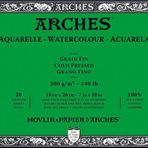 Arches Watercolor 300gr 18x26cm 20yp Cold Pressed Suluboya Blok / A1795058