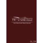 Architectural Sketch book | 7x10 Dot Grid | Mountain Modern | Red