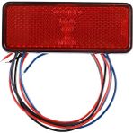 Archive LED Reflektör Kırmızı Arka Kuyruk Fren Stop Marker Hafif Kamyon Römork Suv Motosiklet (Yurt Dışından)