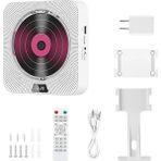 Archive Taşınabilir CD Çalar Bluetooth CD Hoparlör Dijital Ekran Stereo Hoparlör Duvara Monte Müzik Çalar Öğrenci Için Ab Tak (Yurt Dışından) - Beyaz