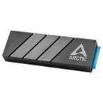 ARCTIC M2 Pro - M.2 2280 SSD için Isı Emici Soğutucu, ARCTIC TP-3 termal pedlerle, PC ve PS5 ile uyumlu, çift ve tek taraflı SSD'ler için - Siyah
