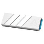 ARCTIC M2 Pro soğutucu M.2 2280 SSD için, ARCTIC TP-3 fanlı, PC ve PS5 ile uyumlu, tek ve çift taraflı SSD'ler için, gümüş