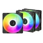Arctıc P14 Pro Reverse A-Rgb 3Lü Acfan00327a, 140 Mm A-Rgb Pwm 3Lü Paket, Siyah Kasa Fanı
